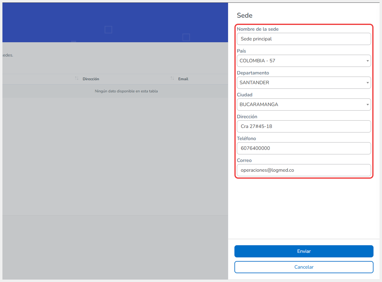 Vista del formulario ‘Agregar proyecto’, donde se completan los campos correspondientes.